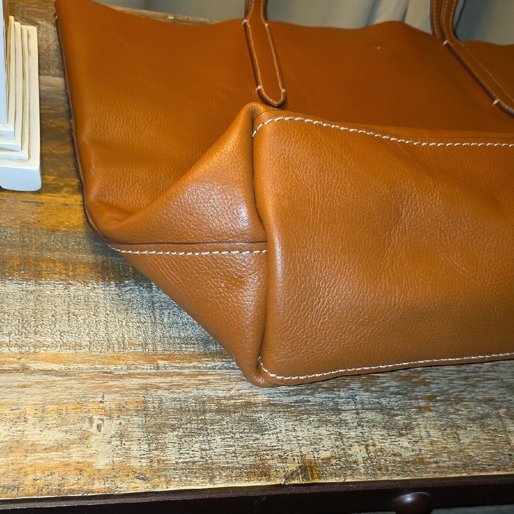 Coach x Keith Haring Leather Tote Bag with Heart Design - Picture 6 of 8